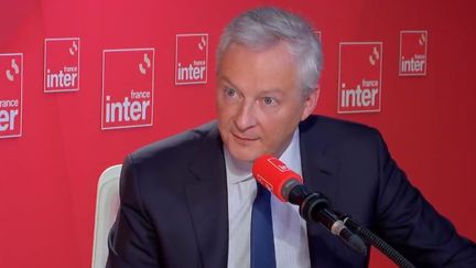 Bruno Le Maire, ministre de l'Economie, le 5 décembre 2022 sur France Inter. (FRANCEINTER / RADIO FRANCE)