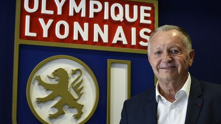 Jean-Michel Aulas,&nbsp;président de l'OL. (JEAN-PHILIPPE KSIAZEK / AFP)