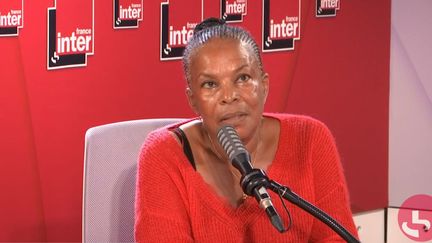 L'ancienne ministre de la Justice, Christiane Taubira, sur France Inter le 11 septembre 2020. (FRANCEINTER / RADIOFRANCE)