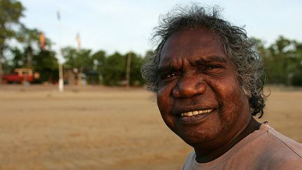 Le chanteur australien Mandawuy Yunupingu dans la terre d'Arnhem (nord de l'Australie), en 2005
 (Torsten Blackwood / AFP)