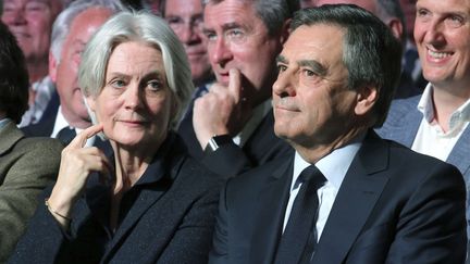 Penelope et François Fillon, le 9 avril 2017 à Paris. (THIBAULT CAMUS / AP / SIPA)