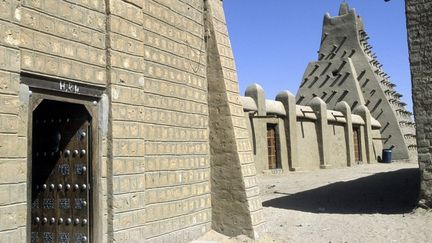 La mosqu&eacute;e de Sankor&eacute;, &agrave; Tombouctou, au Mali. (NICOLAS THIBAUT / AFP)