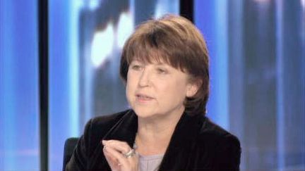 Martine Aubry, le 24 novembre sur France 2. (France 2)