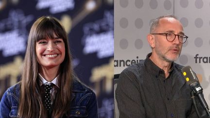 Clara Luciani et Wilfrid Lupano (Valery HACHE / AFP / FRANCEINFO)