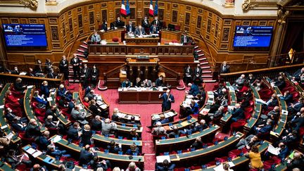 La révision de la&nbsp;Constitution&nbsp;est au cœur des débats de l’entre-deux tours de l’élection présidentielle. Bertrand Mathieu, spécialiste du droit constitutionnel, explique les différentes conditions pour pouvoir la modifier. (XOSE BOUZAS / HANS LUCAS / AFP)