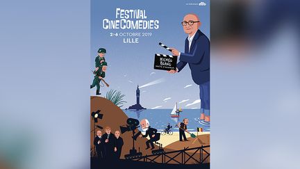 Le festival Ciné Comédies se déroule du 5 au 6 octobre 2019 à Lille. (FESTIVAL CINÉ COMÉDIES)