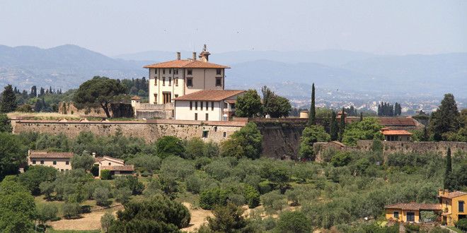 Le Forte Belvedere, forteresse florentine dans laquelle le couple Kanye West Kim Kardashian devrait faire la fête samedi 24 mai 2014.
 (AFP)