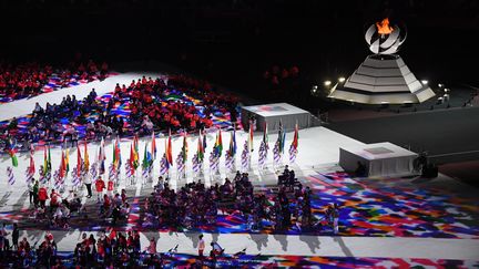 La cérémonie de côture des Jeux paralympiques, le 5 septembre à Tokyo. (ILYA PITALEV / AFP)