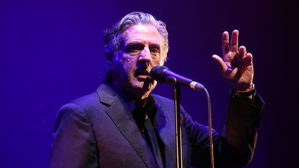 L'acteur et chanteur français Daniel Auteuil lors de la 36e édition des Francofolies, à La Rochelle, le 13 juillet 2021. (GAIZKA IROZ / AFP)