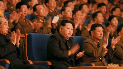 &nbsp; (Kim Jung-un lors des festivités du 70e anniversaire de l'Armée populaire, en février. © Reuters)