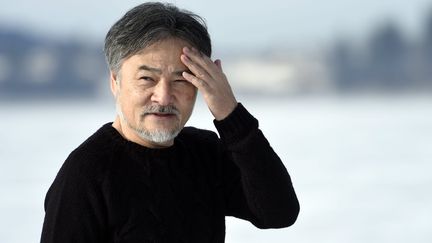 Kiyoshi Kurosawa dans les étendues glacées des Vosges à l'occasion du festival du film fantastique de Gérardmer 2017.
 (A.Marchi / Photopqr / L&#039;Est Républicain / MAXPPP)