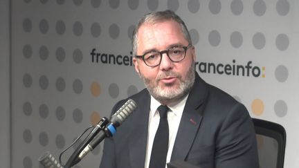 Rachid Temal, sénateur socialiste était l'invité de franceinfo, le 16 octobre 2021.&nbsp; (FRANCEINFO)