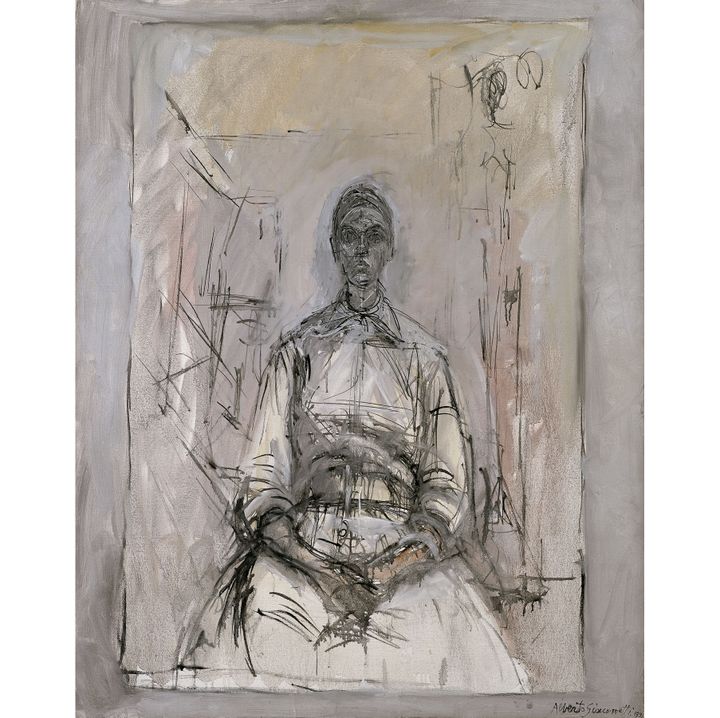 Alberto Giacometti, "Aïka", 1959, Fondation Beyeler, Riehen/Basel
	 
 (Photo : Peter Schibli / Beyeler Collection © Succession Alberto Giacometti (Fondation Alberto et Annette Giacometti, Paris &amp; ADAGP, Paris) 2017)