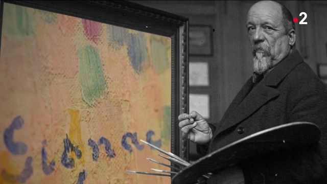 Drawing: Paul Signac, artist embodied in the discovery of Saint Tropez