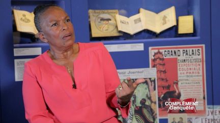 La colère de Christiane Taubira dans "Complément d'enquête" (FRANCE 2 / FRANCEINFO)