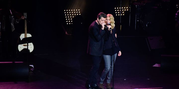 Benjamin Biolay et Sandrine Kiberlain en duo
 ( LAURENT BENHAMOU/SIPA)