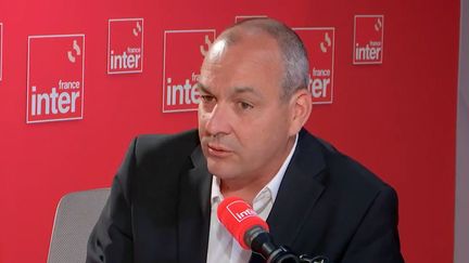 Laurent Berger, secrétaire général de la CFDT était l'invité de France Inter le 10 juin 2022. (FRANCE INTER / RADIO FRANCE)