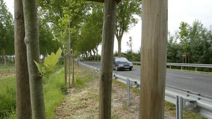 &nbsp; (C'est dans ce village de Barsac en Gironde, traversé par la nationale 113, que le corps de la fillette a été découvert © MaxPPP)