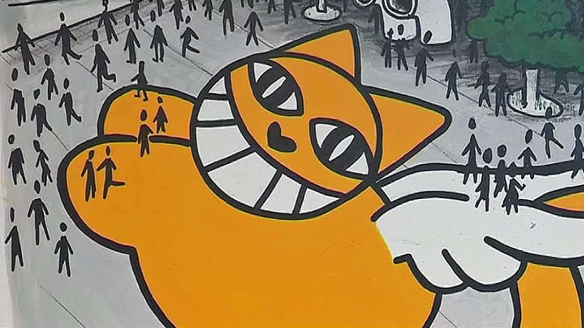 M Chat L Agitateur Du Street Art Fete Ses Ans Toutes Dents Dehors