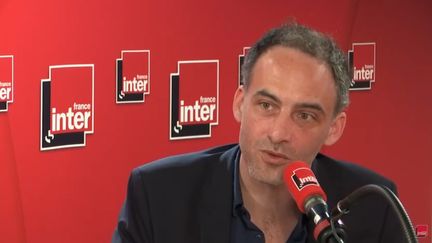 Raphaël Glucksmann, sur France Inter. (FRANCE INTER / RADIO FRANCE)