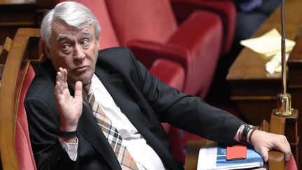 Claude Goasguen, d&eacute;put&eacute; UMP de Paris, en avril 2015 &agrave; l'Assembl&eacute;e nationale. (LOIC VENANCE / AFP)