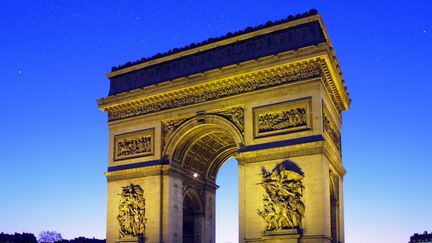 L'Arc de Triomphe, dans le 8e arrrondissement de Paris. (CHRISTOPHE LEHENAFF / PHOTONONSTOP / AFP)