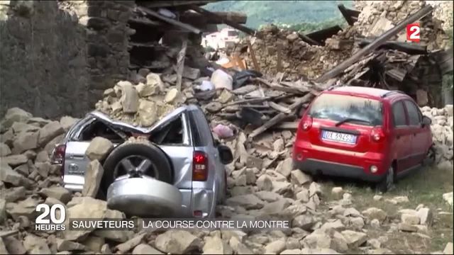 Séisme : la course contre la montre