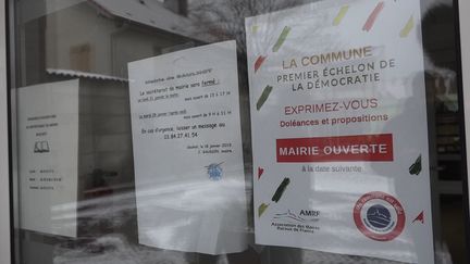 La mairie de Saulnot, en Haute-Saône, le 23 janvier 2019. (BENJAMIN CHAUVIN / RADIO FRANCE)