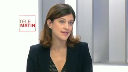 Juliette Méadel, secrétaire d'Etat chargée de l'Aide aux victimes, était l'invitée des Quatre Vérités de France 2, lundi 23 mai 2016.&nbsp; (FRANCE 2)