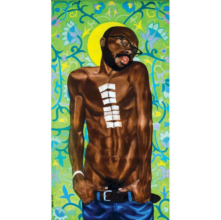 Paul Ndema, "St Sebastian", 2015
 (Asteria Malinzi. Courtesy art Paul Ddema et Circle Art Gallery)