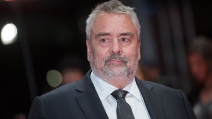 Luc Besson lors de la présentation de "Eva" en février 2018 à Berlin. (STEFANIE LOOS / AFP)