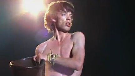 Mick Jagger, saisie écran du clip &quot;No Spare Parts&quot;.
 (Polydor)