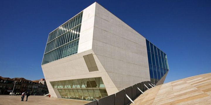 La Casa de Musica, une salle de concert construite à Porto (Portugal) par Rem Koolhaas en 2005
 (Bruno Perousse / Hemis.fr / AFP)