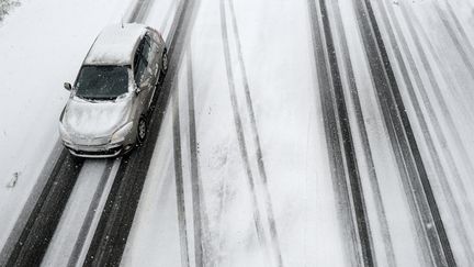 La N118 pr&egrave;s de Paris, le 12 mars 2013. (FRANCK FIFE / AFP)