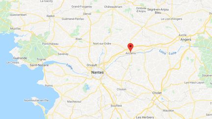 Ancenis en Loire-Atlantique. (GOOGLE MAPS)