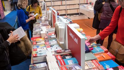 Le salon Livre Paris en mars 2019, porte de Versailles (BRUNO LEVESQUE / MAXPPP)