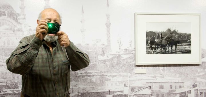 Ara Güler en 2009 à la Maison européenne de la photographie à Paris.
 (BALTEL/SIPA)