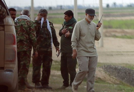 Qassem Souleimani commandant du groupe d'élite Qods des Gardiens de la Révolution iraniens (Reuters/stringer)