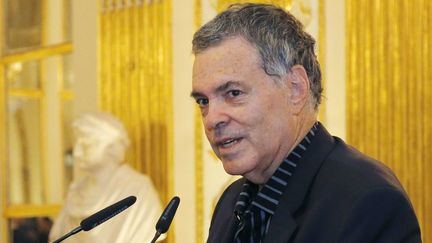 Le réalisateur Amos Gitaï à Paris en octobre 2017 lorsqu'il a été distingué de la Légion d'honneur.
 (Michel Euler/AP/SIPA)