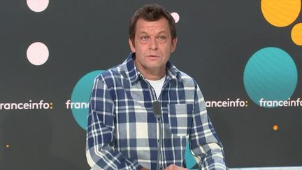 Laurent Mariotte, journaliste gastronomique de TF1, le mercredi 8 novembre 2023. (FRANCEINFO / RADIO FRANCE)