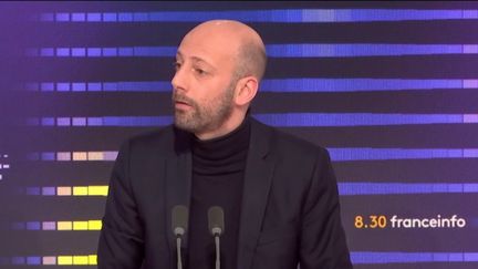 Stanislas Guerini, ministre de la Transformation et de la Fonction publiques, invité du 8h30 franceinfo, samedi 21 janvier 2023. (franceinfo)