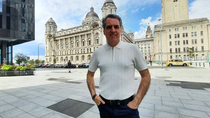 Le maire d'agglomération de Liverpool Steve Rotheram, le 2 juin 2022 (AGATHE MAHUET / FRANCEINFO / RADIO FRANCE)