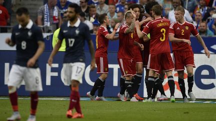 La joie des Diables Rouges au Stade de France (DIRK WAEM / BELGA MAG)