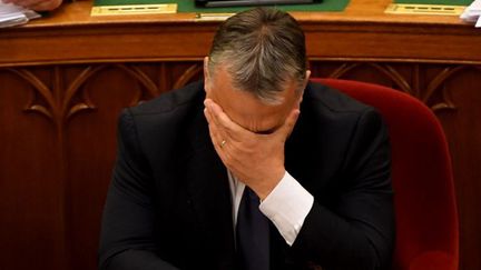 Le premier ministre hongrois Viktor Orban  (ATTILA KISBENEDEK / AFP )