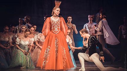 Les danseurs du Grand Ballet de Kiev lors d'une représentation du "Lac des cygnes".&nbsp; (Compagnie du Grand Ballet de Kiev - N.P. Spectacles Productions)