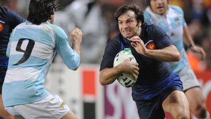 Dominici sous les couleurs du XV de France lors de la Coupe du monde 2007. (MARTIN BUREAU / AFP)