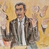 Nicolas Sarkozy au procès des soupçons de financement libyen de sa campagne de 2007, devant le tribunal correctionnel de Paris, le 9 janvier 2025. (ELISABETH DE POURQUERY / FRANCE TELEVISIONS)