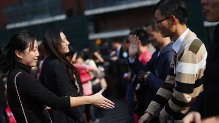 Pr&egrave;s de 10 000 c&eacute;libataires ont particip&eacute; &agrave; un gigantesque speed-dating organis&eacute; les 12 et 13 novembre 2011 &agrave; Shanghai (Chine). (ALY SONG / REUTERS)