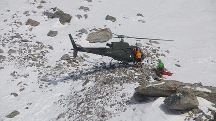 L'alpiniste française Elisabeth Revol va rentrer en France après avoir été secourue dans l'Himalaya le 28 janvier 2018. (SAYED FAKHAR ABBAS / AFP)