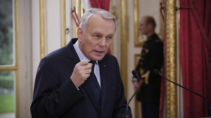 Le Premier ministre, Jean-Marc Ayrault, le 30 janvier 2014 &agrave; Matignon. (  MAXPPP)